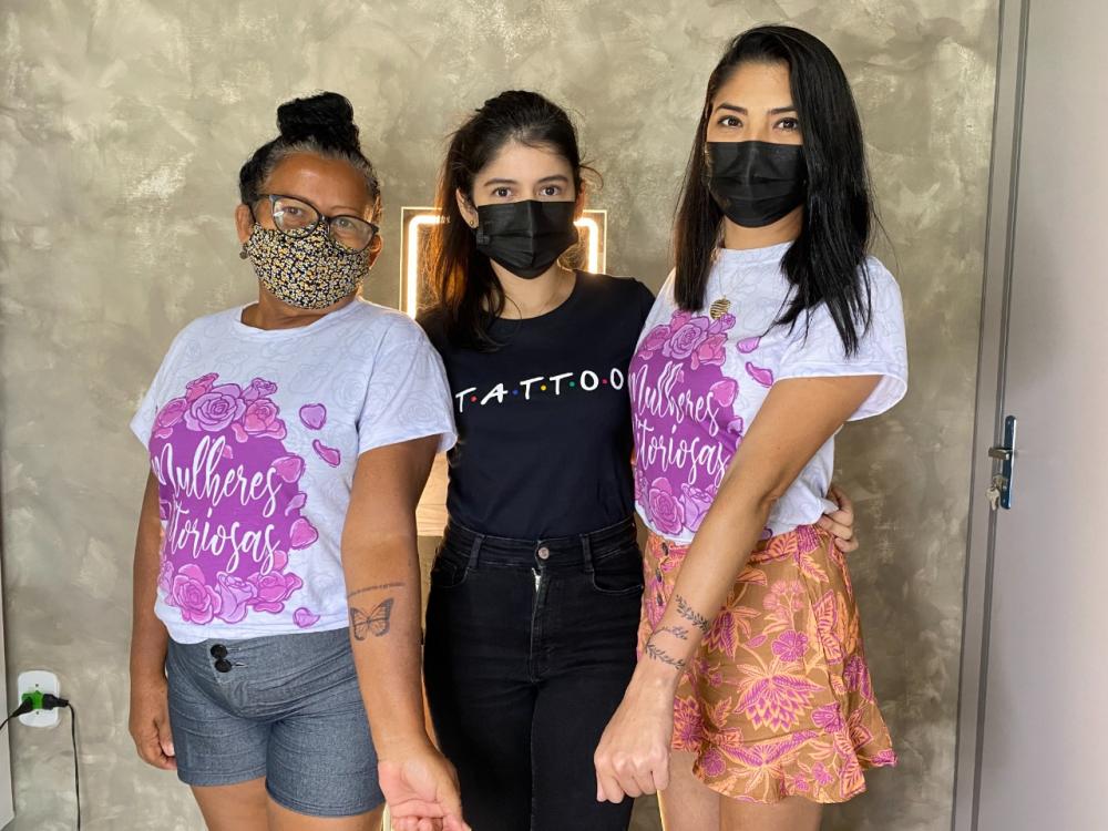 Maria Célia, Yara Dolzany e Marília Sena: autoestima