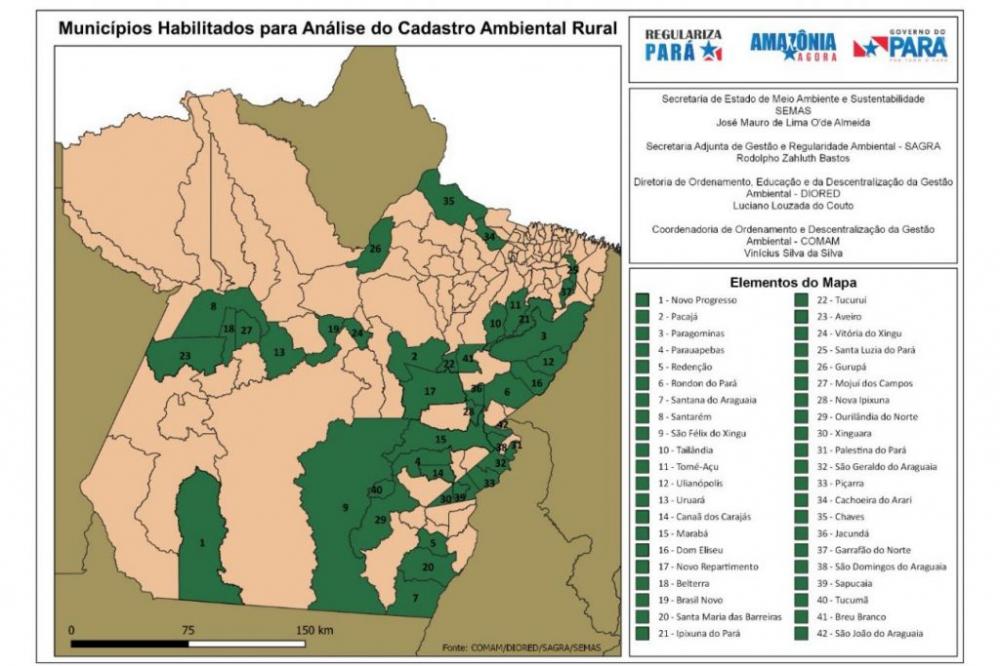 Cadastros rurais em alta no Pará