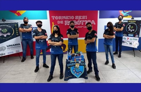 Equipe de robótica Ananintech, da Escola SESI Ananindeua