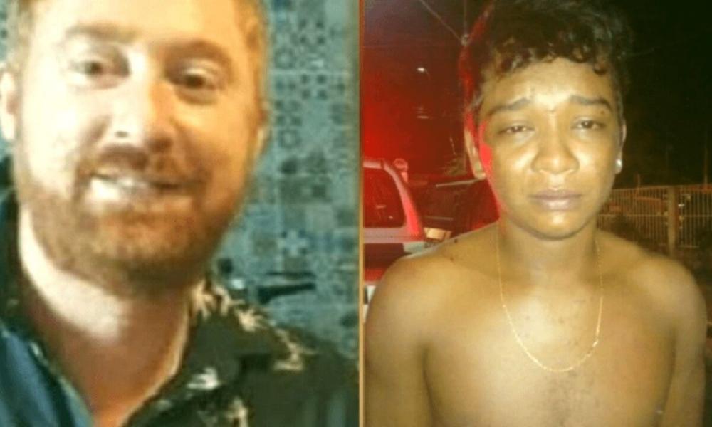 Vítima Padre José Ronaldo e seu algoz, Cristian Roberto