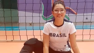 medalhista paralímpica Bruna Lima