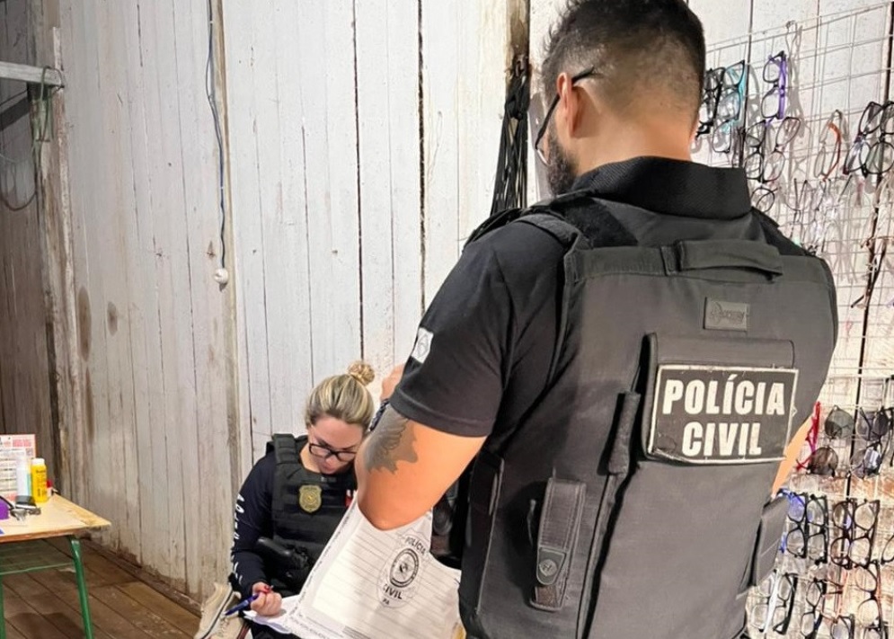 Casa do suspeito foi alvo de busca e apreensão