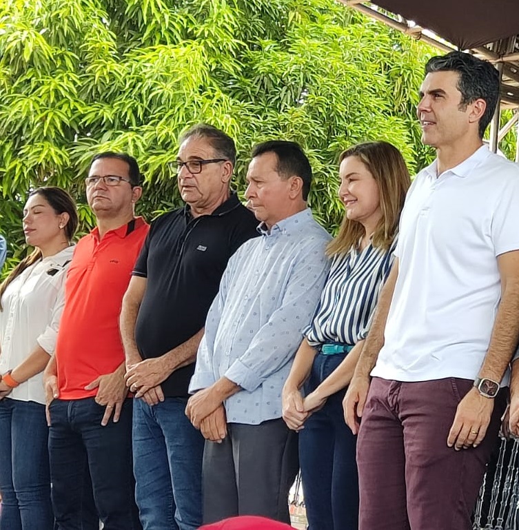 José Maria Tapajós e o governador Helder Barbalho: aliados